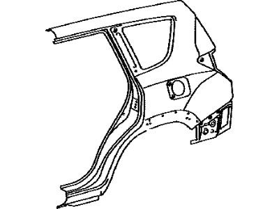 Toyota 61602-0R020 Panel Sub-Assembly, QUAR