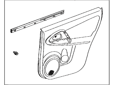 Toyota 67630-0R020-B4 Panel Assembly, Rear Door