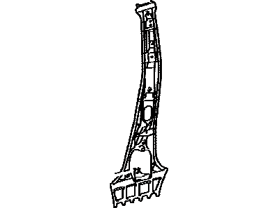 Toyota 61043-0R010 Pillar Sub-Assembly, NO.