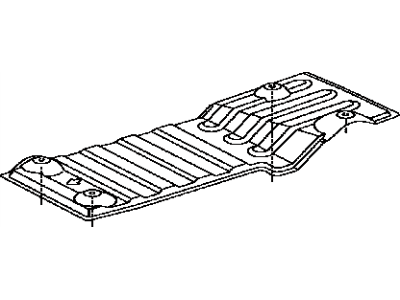 Toyota 58327-0R010 Insulator, Main Muffler Heat