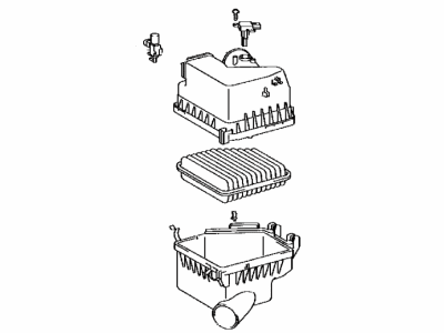 Toyota 17700-0V010 Cleaner Assembly, Air W