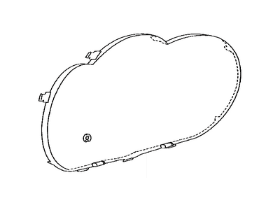 Toyota 83852-0R010 Glass, Combination Meter