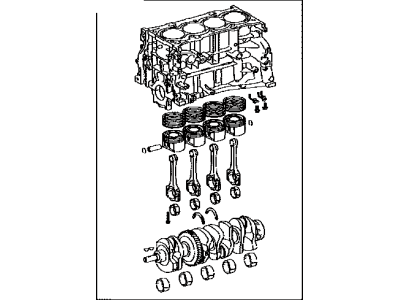 Toyota 11400-31360 Block Assembly, Short