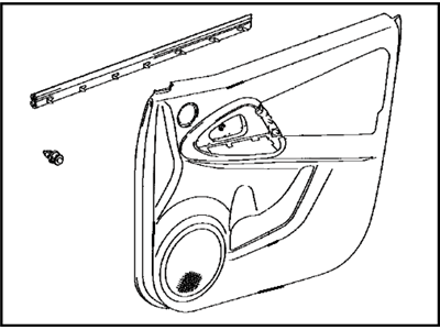 Toyota 67610-0R011-B4 Panel Assembly, Front Door