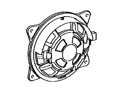 Toyota 86160-0WF40 Speaker Assy, Stereo Component, Rear