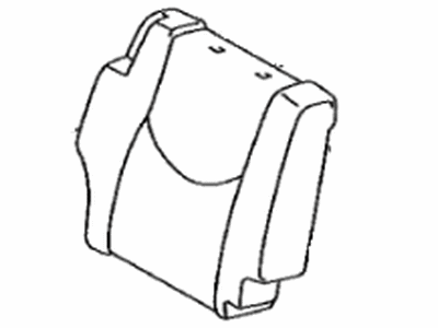 Toyota 71651-0R020 Pad, Rear Seat Back, RH