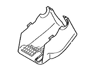 Toyota 45287-0R010-B0 Cover, Steering Column