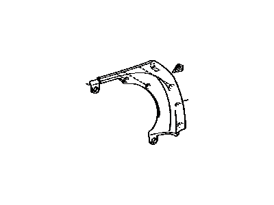 Toyota 76827-0R010 RETAINER, Back Door