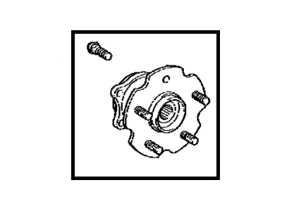 Toyota 42410-0R010 Rear Axle Bearing And Hub Assembly, Right