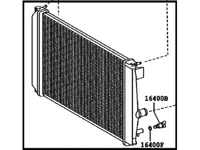 2009 Toyota RAV4 Radiator - 16400-0P240