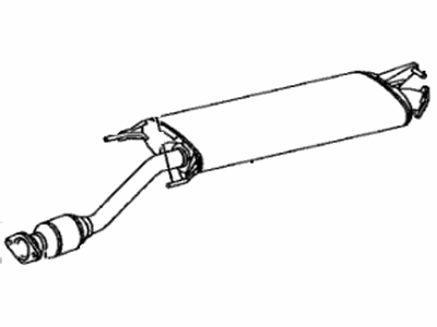 2009 Toyota RAV4 Exhaust Pipe - 17404-0P020