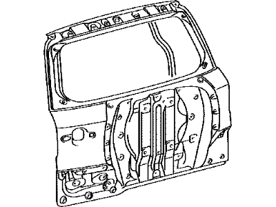 Toyota 67005-0R020 Panel Sub-Assembly, Back