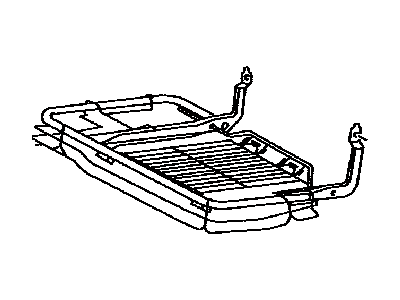 Toyota 71660-0R010 Spring Assembly, Rear Seat