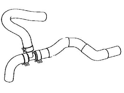 Toyota 87209-60C00 Hose, Heater Water, Inlet A