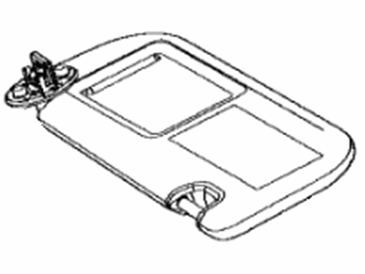 Toyota 74310-0R110-C0 Visor Assembly, Right