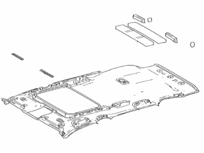 Toyota 63310-0R910-B0 HEADLINING Assembly, ROO