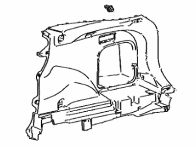 Toyota 64730-0R220-C0 Panel Assembly, Deck Tri