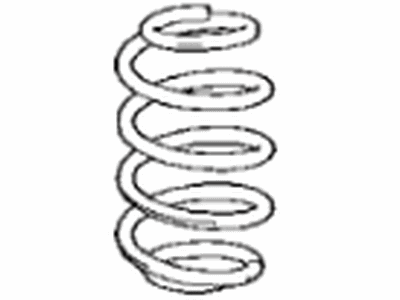 Toyota 48231-42590 Spring, Coil, Rr