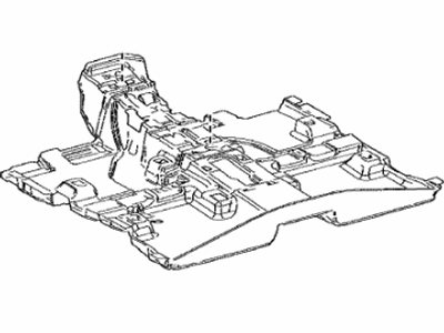 Toyota 58511-0R010 Mat, Floor, NO.1