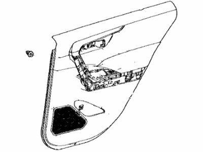 Toyota 67630-0R162-C0 Panel Assembly, Rr Door