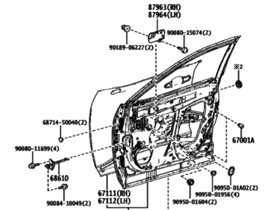 Toyota 67001-0R090