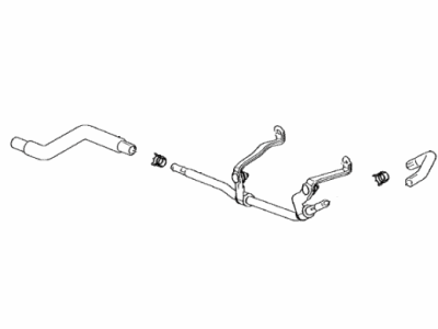 Toyota 44550-0R010 Tube Assembly, Brake Act