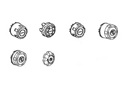 Toyota 42603-60200 Wheel Hub Ornament Sub-Assembly