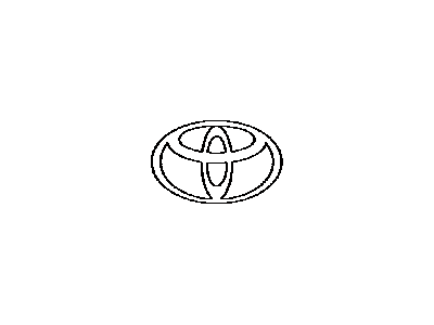 Toyota 75301-02010 Radiator Grille Emblem(Or Front Panel)