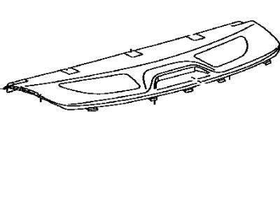 Toyota 64330-02720-B1 Panel Assy, Package Tray Trim