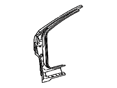 Toyota 61131-02190 Pillar, Front Body, Outer RH