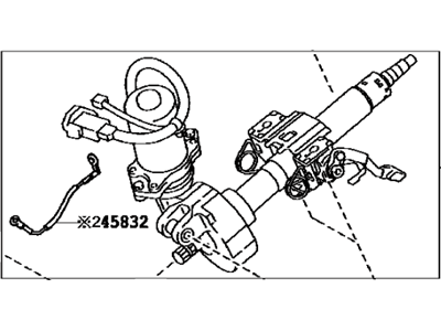 2012 Toyota Corolla Steering Column - 45250-02820