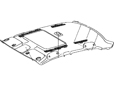 Toyota 63310-02A00-B0 Headlining Assy, Roof