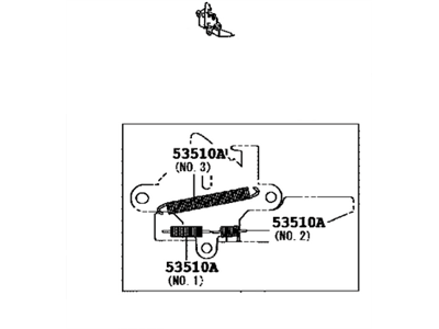 2013 Toyota Corolla Hood Latch - 53510-02330