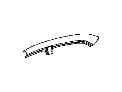 Toyota 61212-02120 Rail, Roof Side, LH