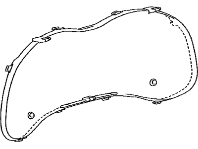 Toyota 83852-02V50 Glass, Combination Meter