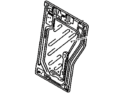 Toyota 71018-02120 Frame Sub-Assy, Rear Seat Back, LH