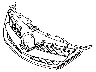 Toyota 53100-02410-A0 Radiator Grille Assembly