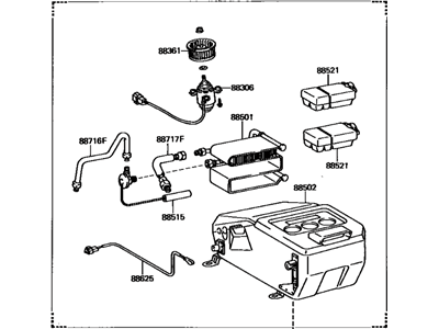 Toyota 88520-28010-02 Box Assembly, Cooling