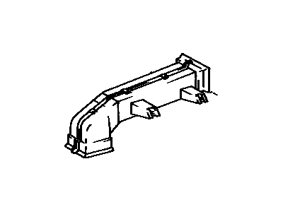 Toyota 55087-28010 Duct, Air, Side RH