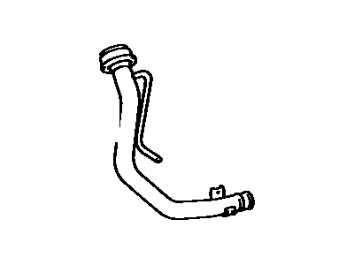 Toyota 77201-28060 Pipe Sub-Assy, Fuel Tank Inlet