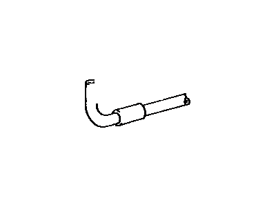 Toyota 99556-30980 Hose, Heater Water, Outlet A