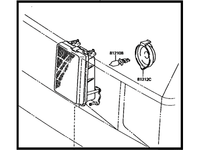 Toyota 81210-28010 Lamp Assembly, Fog