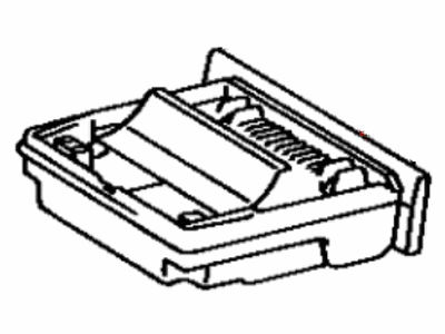 Toyota 74102-87001-02 Receptacle Assy, Front Ash