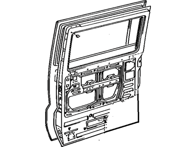 Toyota 67003-95D01 Panel Sub-Assembly, Slide Door, RH