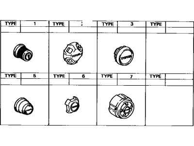 Toyota 42603-22140 Wheel Hub Ornament Sub-Assembly