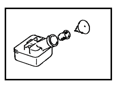 1987 Toyota Van Brake Master Cylinder Reservoir - 47220-28130