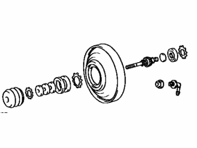 Toyota 04443-28070 Booster Kit, Brake