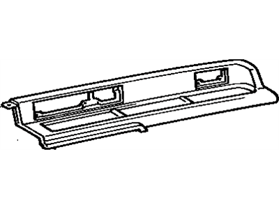 Toyota 55401-28010-02 Safety Pad Sub-Assy, Instrument Panel, Upper