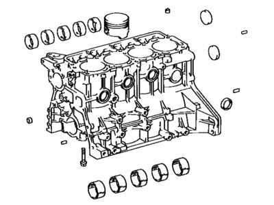 Toyota 11401-79086 Block Sub-Assy, Cylinder