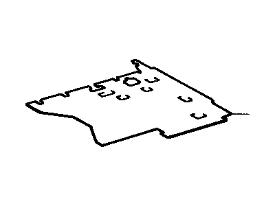 Toyota 58415-28050 Board, Rear Floor